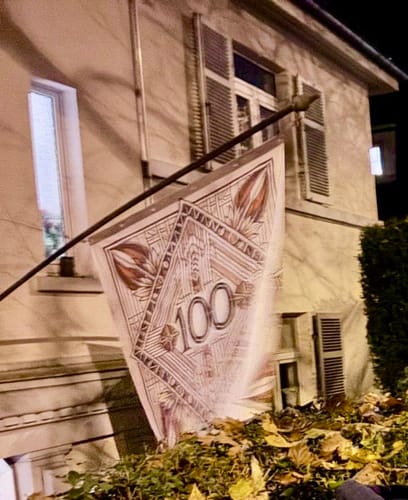 Customer photo review of Fahne inkl. Druck