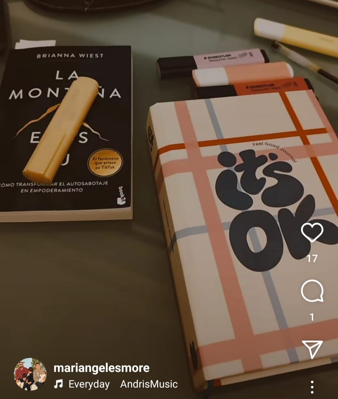 Customer photo review of Feel Good Journal | Portada Picnic