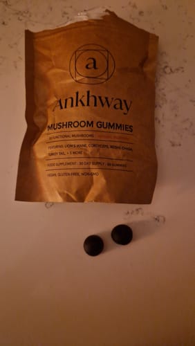 Customer photo review of Mushroom Gummies