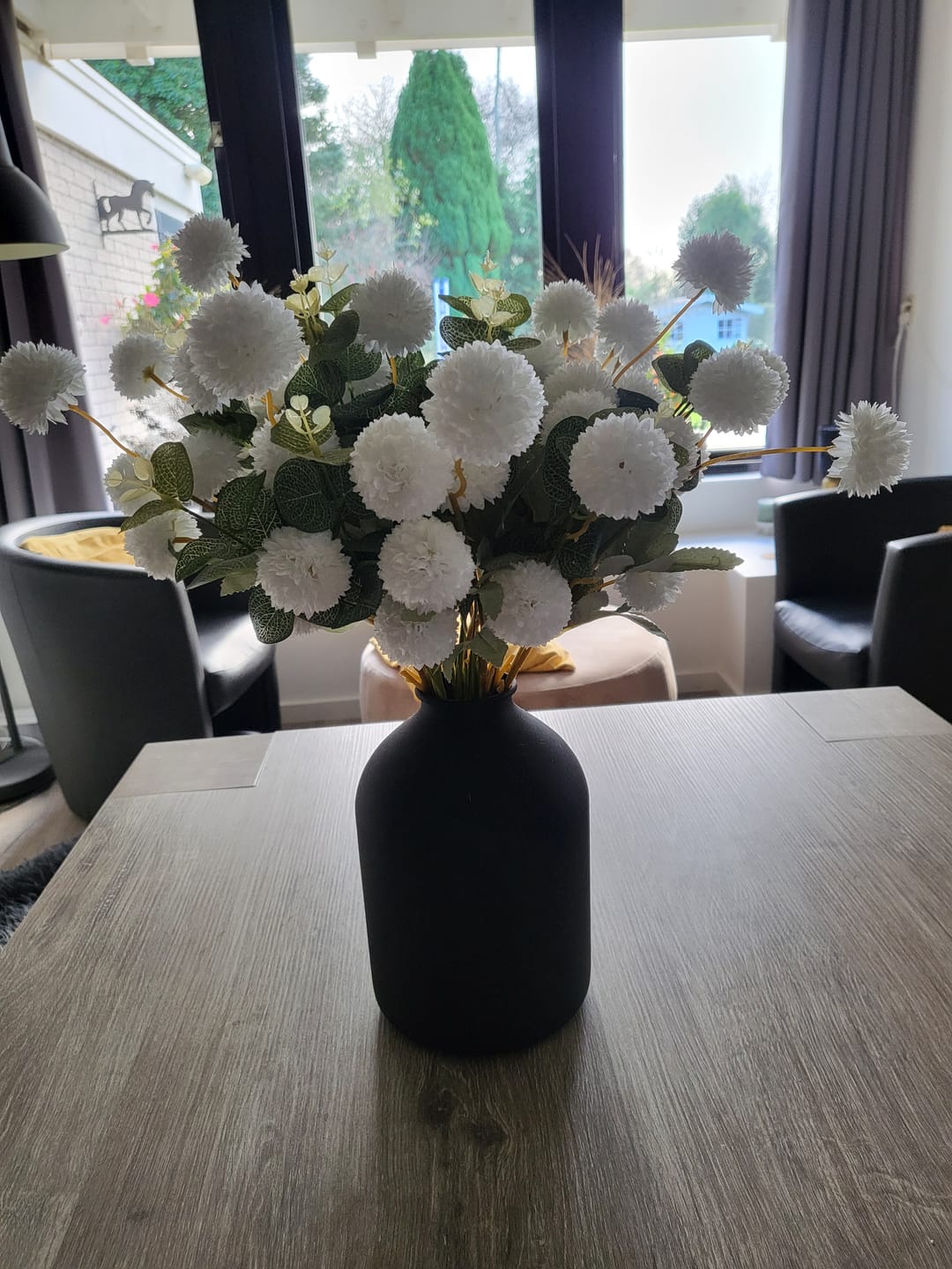 Customer photo review of Zijden Kiku Bloemen - Wit