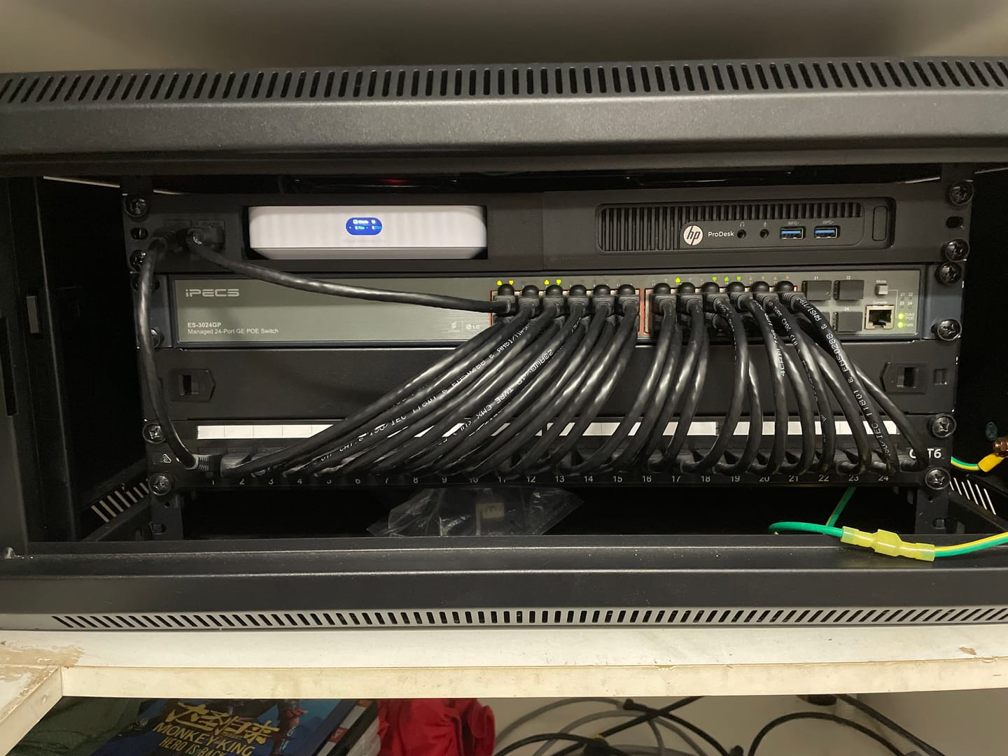Customer photo review of 1U Rack Mount for Ubiquiti Unifi Cloud Gateway Ultra /  Gateway Max (Modular)