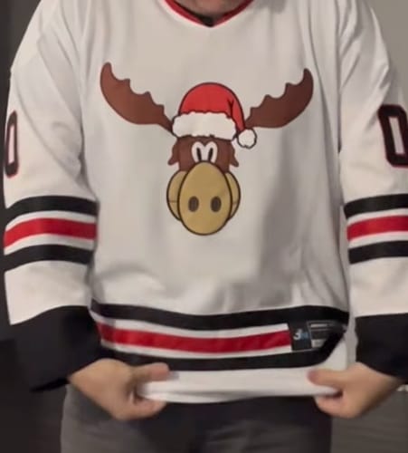 Customer photo review of Christmas Style 'Griswold' Hockey Jersey