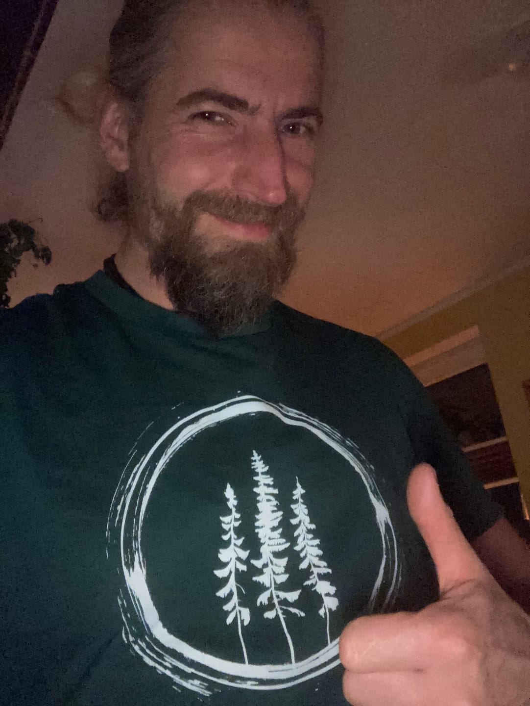 Customer photo review of Wald Logo - Bio Herren Shirt