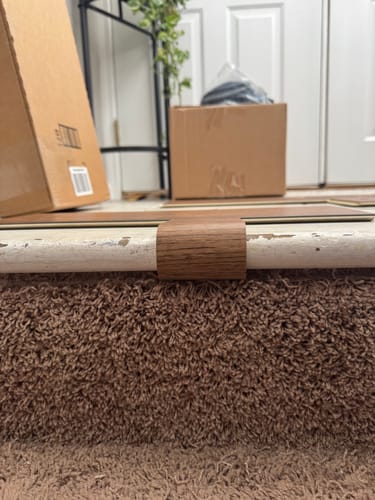 Customer photo review of Lexington Oak Stair Tread