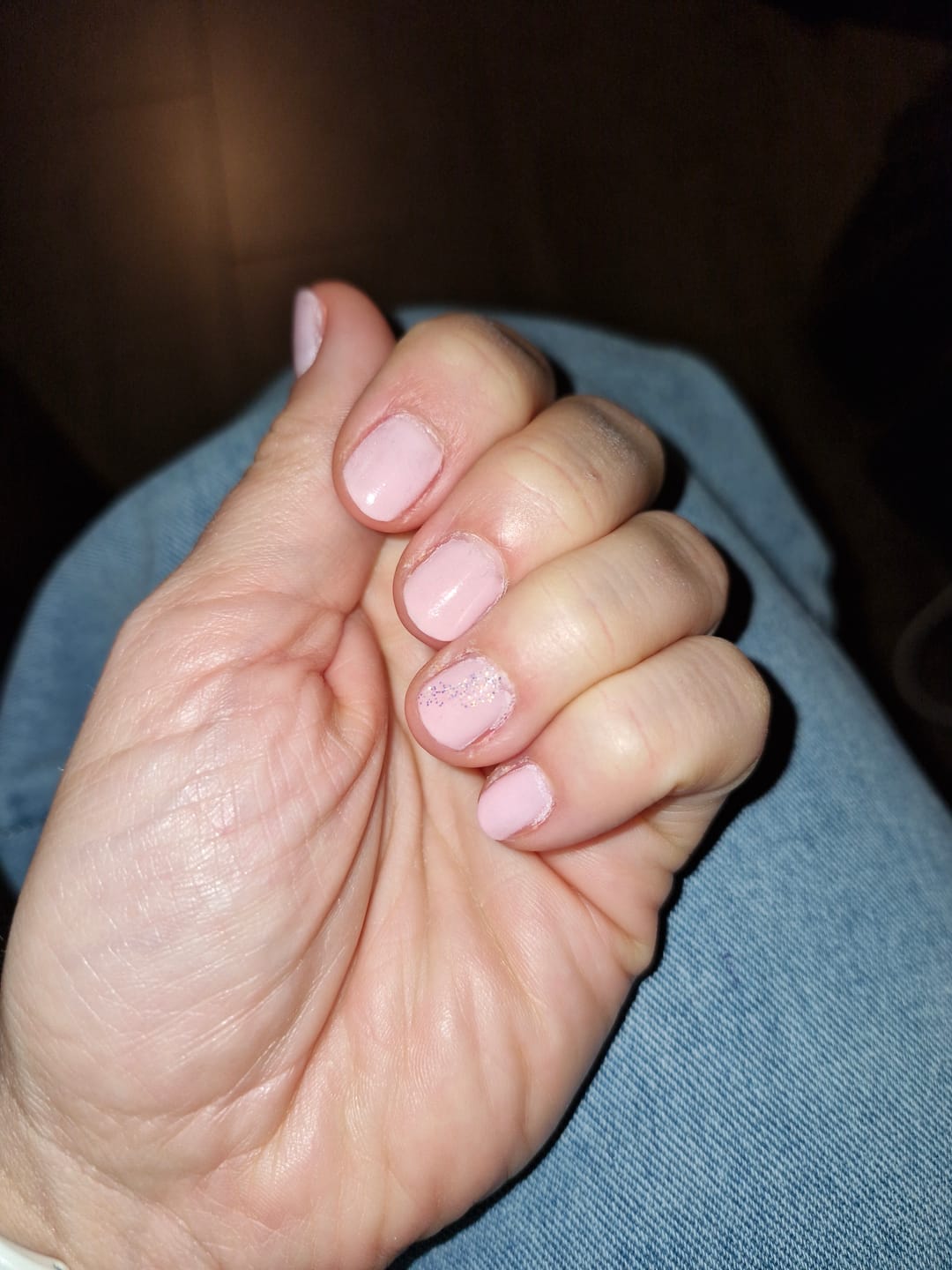 Customer photo review of Diamond White Dipping Powder