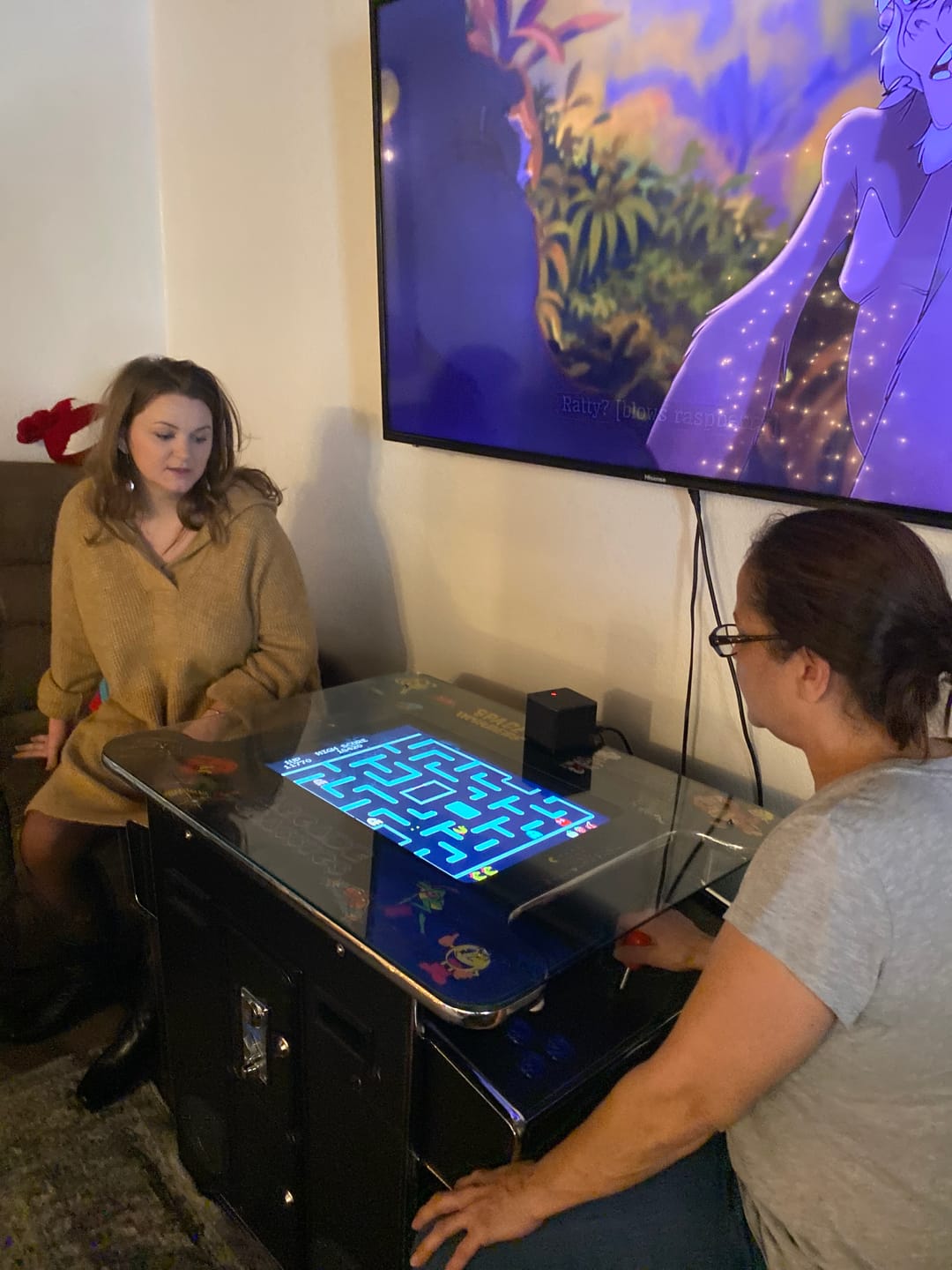 Customer photo review of Commercial Grade 60 games in 1 Arcade Commercial Cocktail Table Machine Retro Multi-cade LED