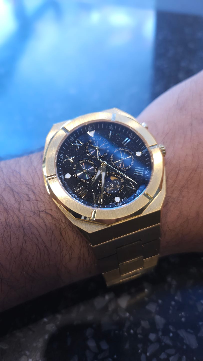 Customer photo review of Kapriel Golden Age Moon Phase