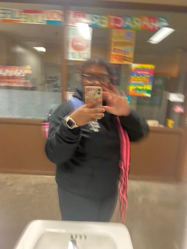 Customer photo review of 'HARD WORK & GOD'S WORK' HOODIE - BLACK