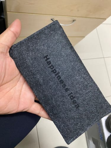 Customer photo review of Carbon Fiber Texture Semi-Transparent Case for iPhone