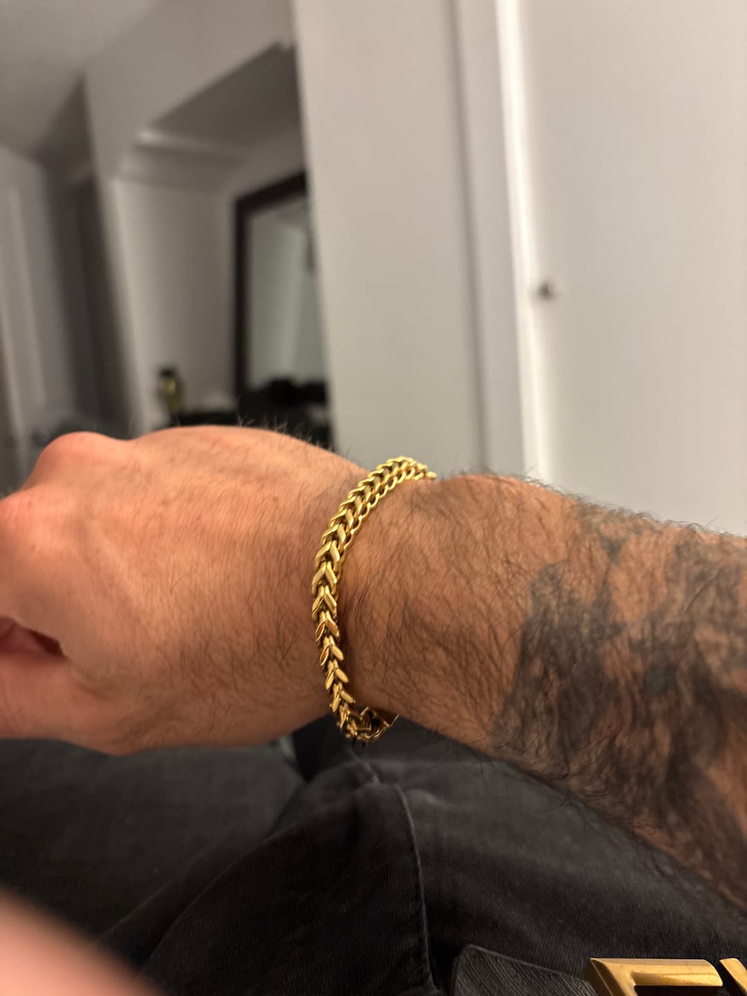 Customer photo review of Franco Link Bracelet | 6MM