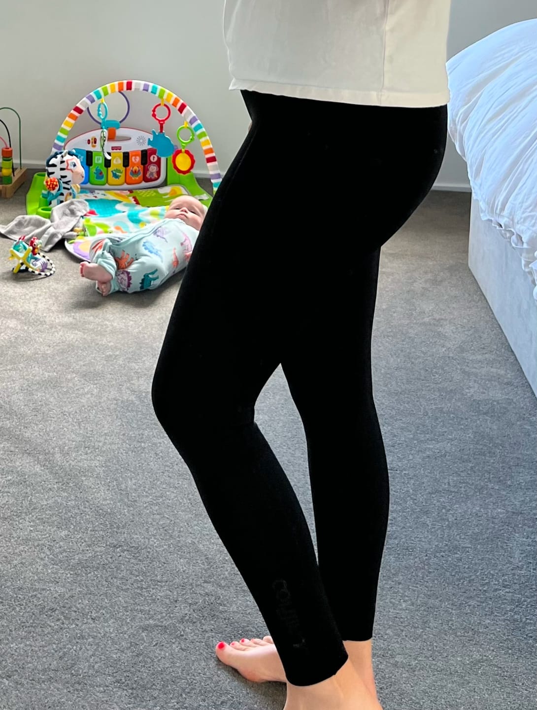 Customer photo review of postpartum compression tight