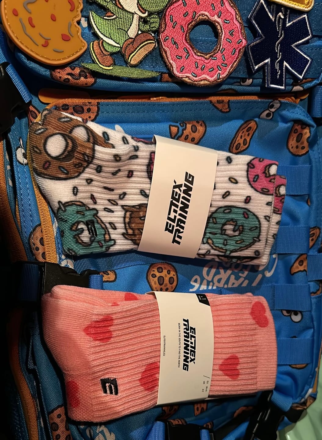 Customer photo review of Calcetines Performance Donut