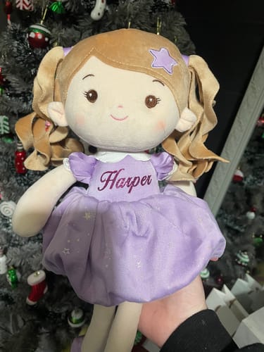 Customer photo review of Personalized Princess Starlet - Purple