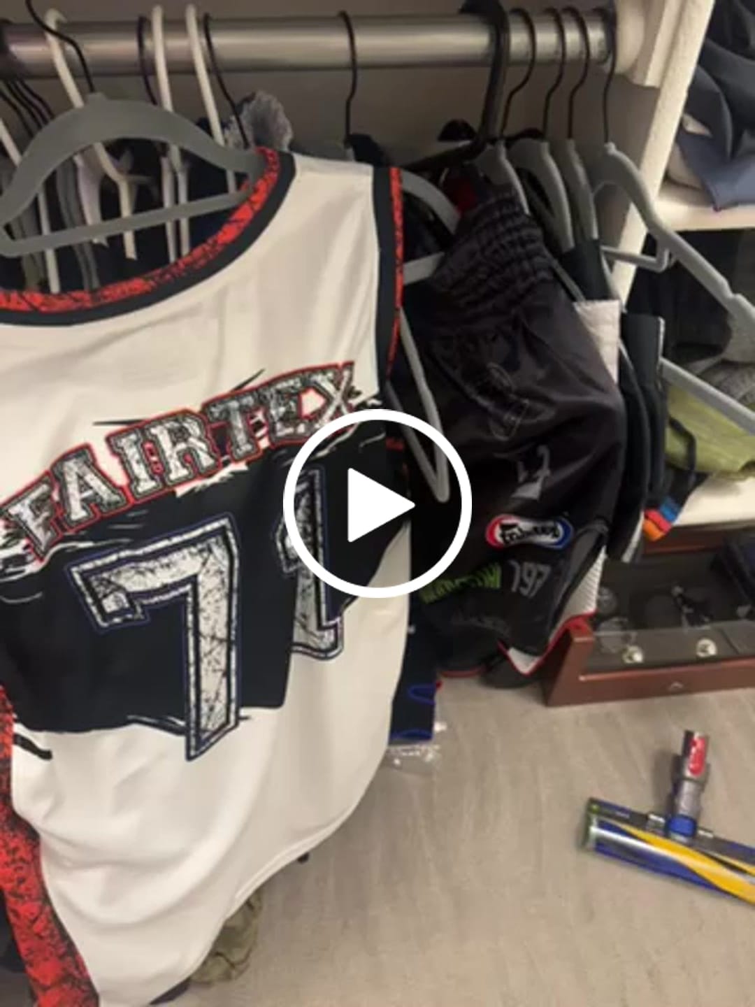 Customer video review of Fairtex JS10 Muay Thai Grunge Shield Jersey