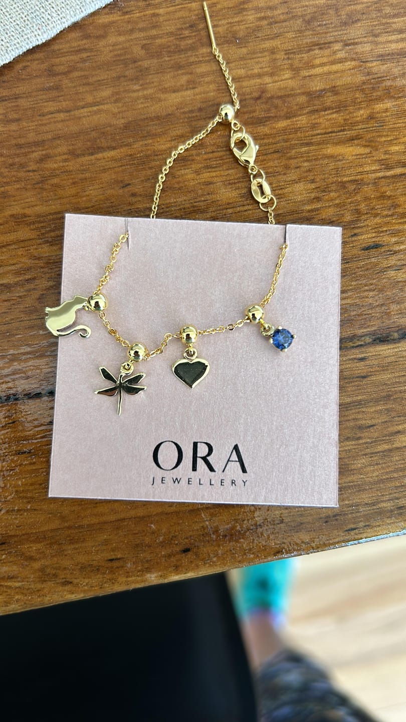 Customer photo review of Heart Gold Plated Charm
