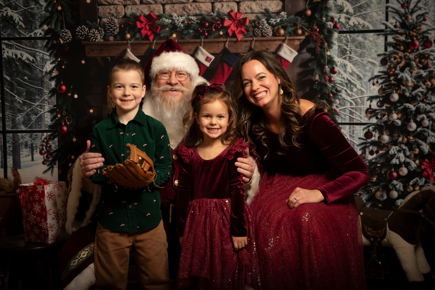 Customer photo review of Velour Ballerina Dress (Women) - Red Velvet