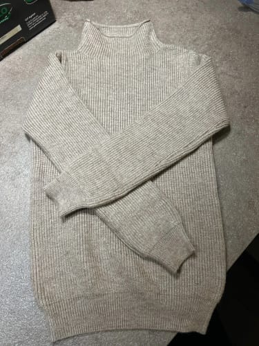 Customer photo review of Soft Turtleneck Pullover Sweater