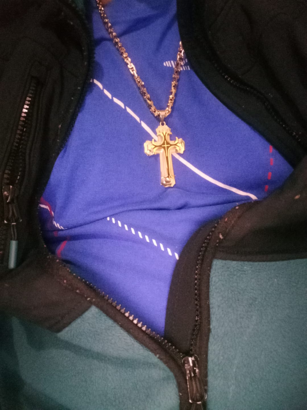 Customer photo review of Collier Croisé de l'Espoir