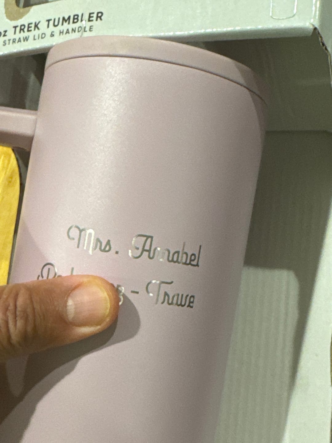 Customer photo review of TREK TUMBLER | 40 oz