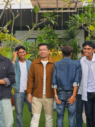 Customer photo review of Twill Work Jacket - Coffee