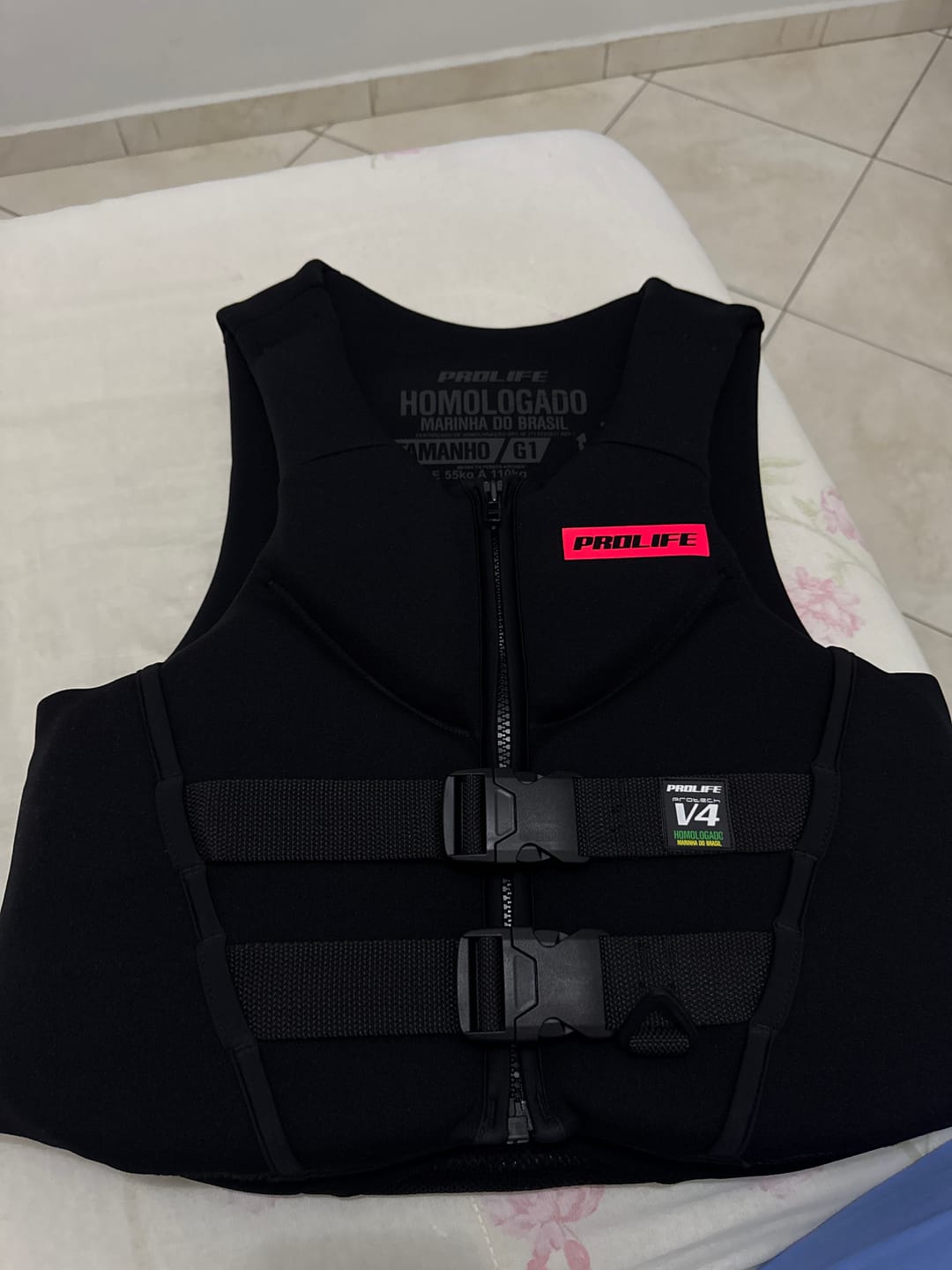 Customer photo review of Colete Salva-Vidas Homologado Protech V4