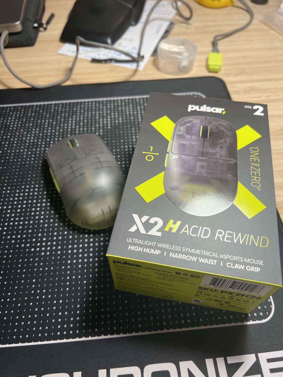Customer photo review of Pulsar X2H Acid Rewind Gaming Mouse
