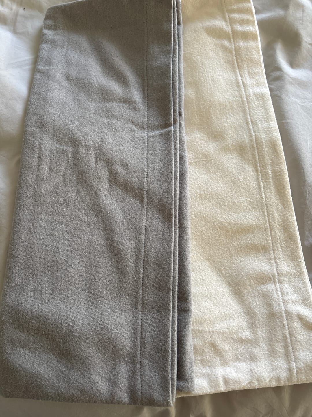 Customer photo review of Plain Brushed Cotton Fabric