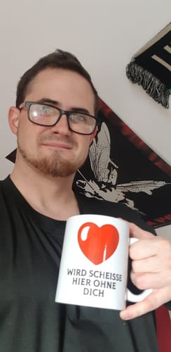 Customer photo review of Jobwechsel Tasse Geschenk Kollegin Kollege Lustig Abschiedsgeschenk Sprüche - Wird Sch Hier Ohne Dich