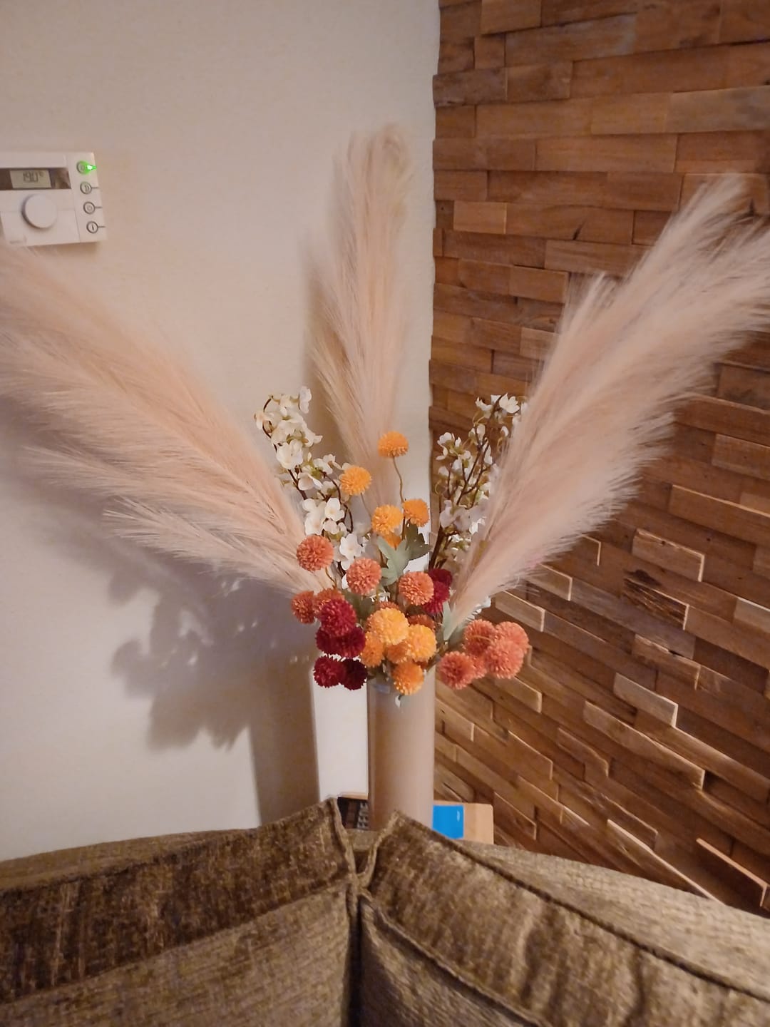 Customer photo review of Pampas 110cm (3 stengels)- Crème