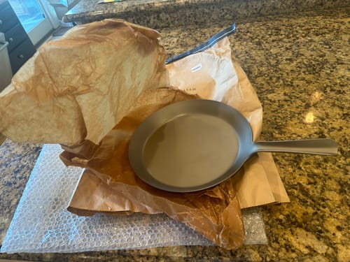 Customer photo review of Shibata Carbon Steel Skillet