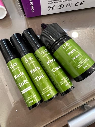 Customer photo review of ÉLAN - KeraBoost Lash and Brow Fixing Serum Step 2 30ml
