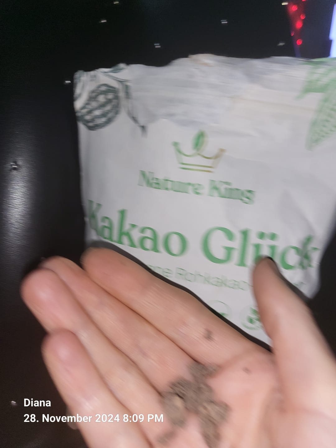Customer photo review of Bio Kakao Glück 1 kg (100% Bio Roh Kakao)