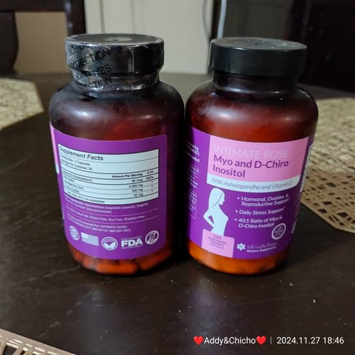 Customer photo review of Myo inositol con Vitamina D Intimate Rose