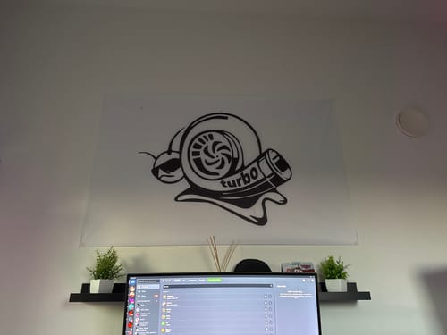 Customer photo review of Fahne inkl. Druck