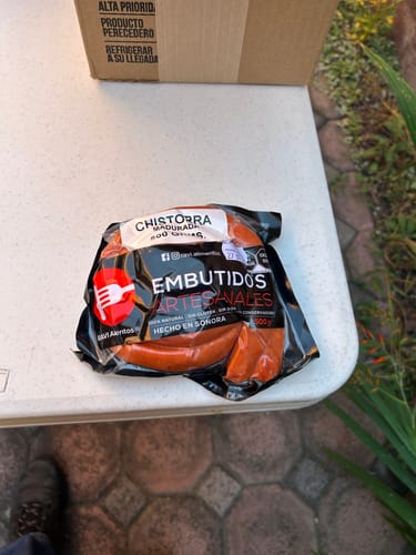 Reseña con foto de un cliente sobre Chistorra