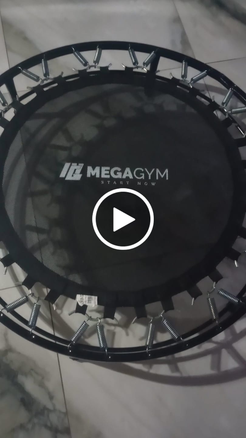 Customer video review of Mini Jump Trampolim Profissional 32 Molas