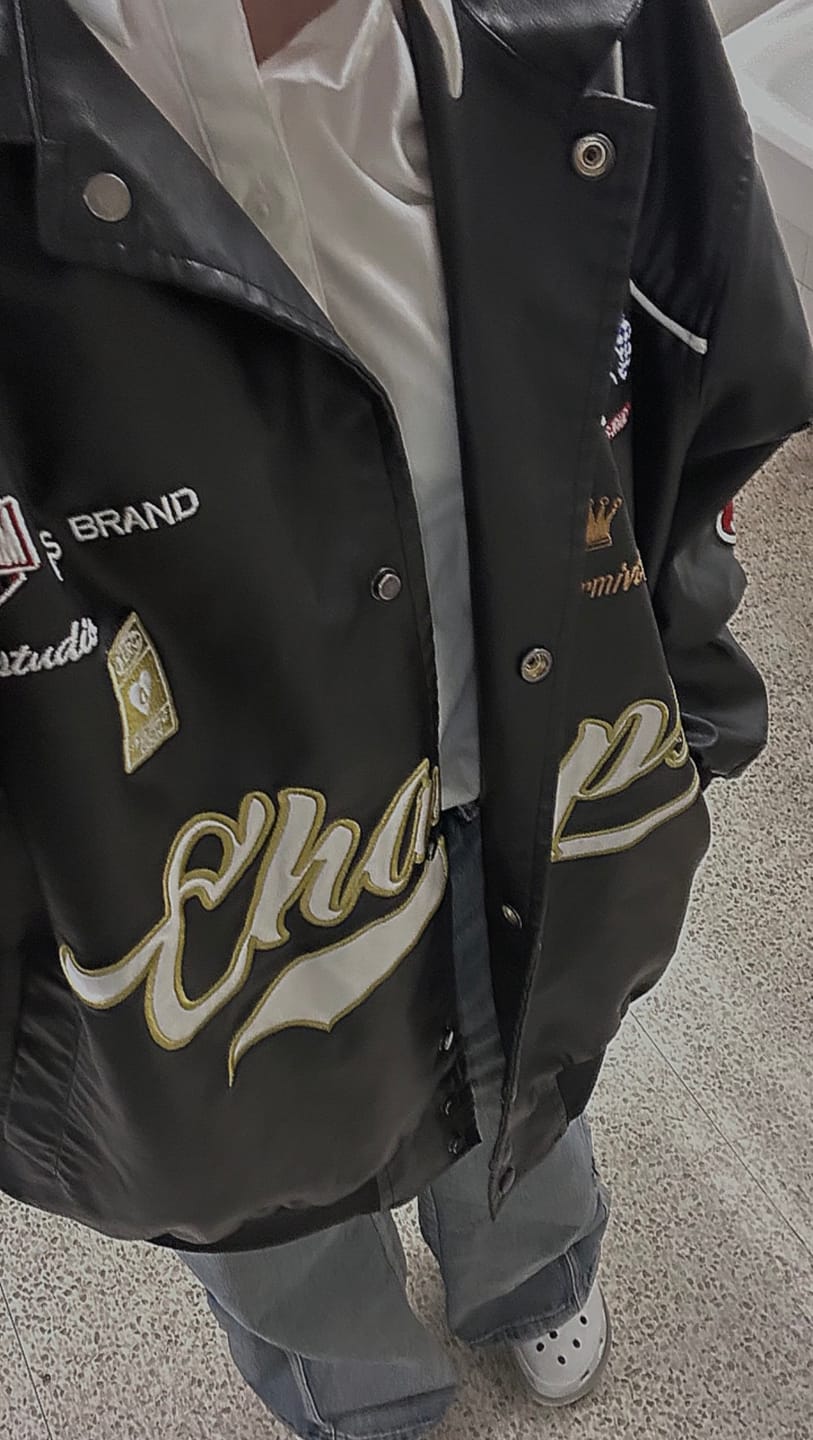 Customer photo review of Aelfric Eden Racing Leather Jacket