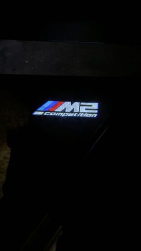 Customer photo review of BMW F SERIES DOOR LIGHTS
