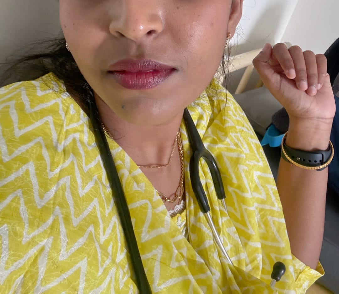 Customer photo review of Penny Elizabeth Three Layer Necklace