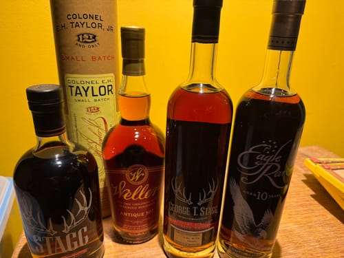 Customer photo review of W.L. Weller Antique 107 - Kentucky Straight Bourbon Whiskey (750ml)