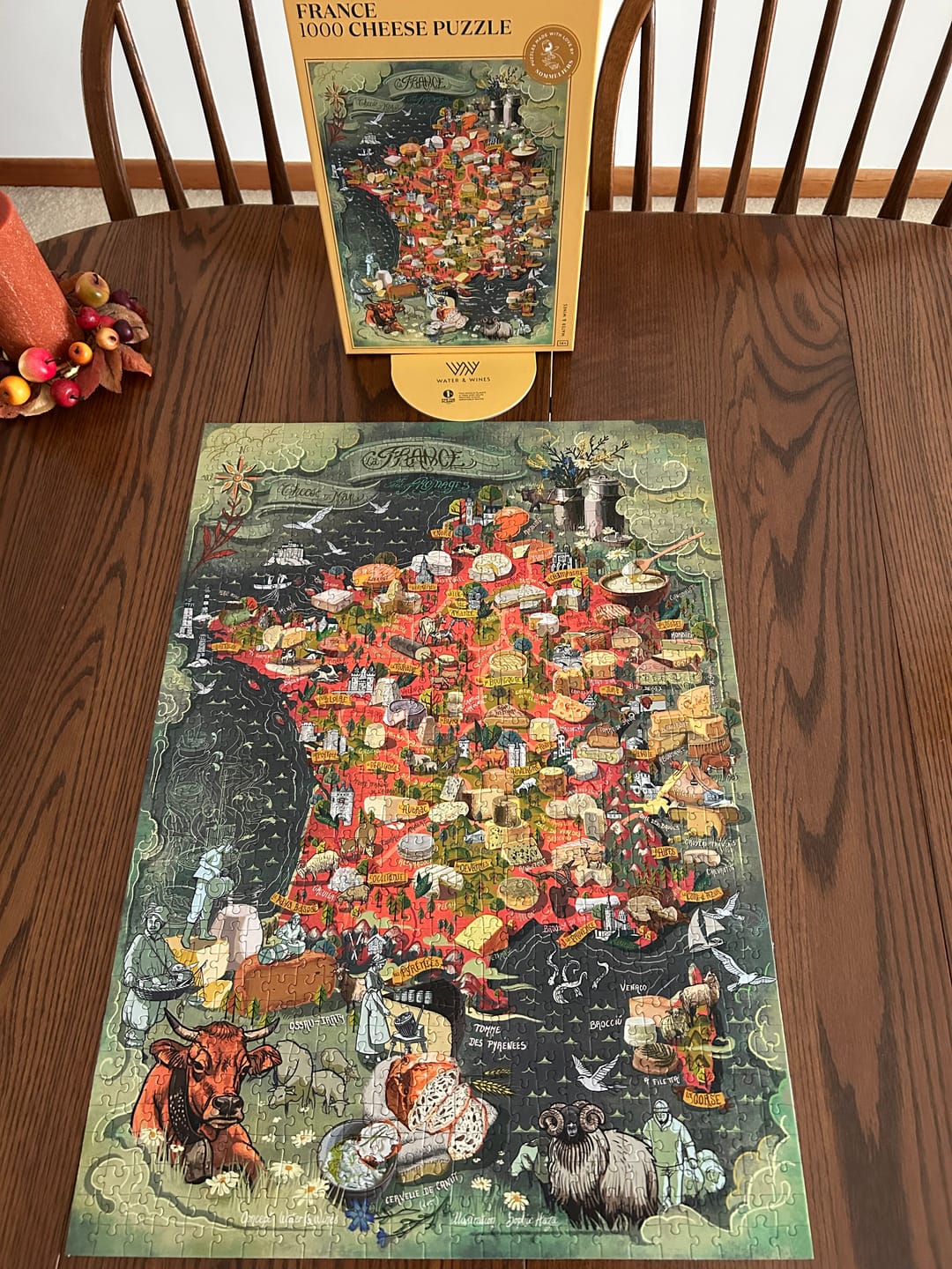 Customer photo review of Cheese Puzzle - France