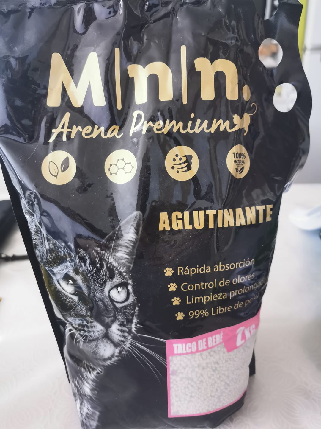 Customer photo review of Arena Minino Aglutinante 16kg