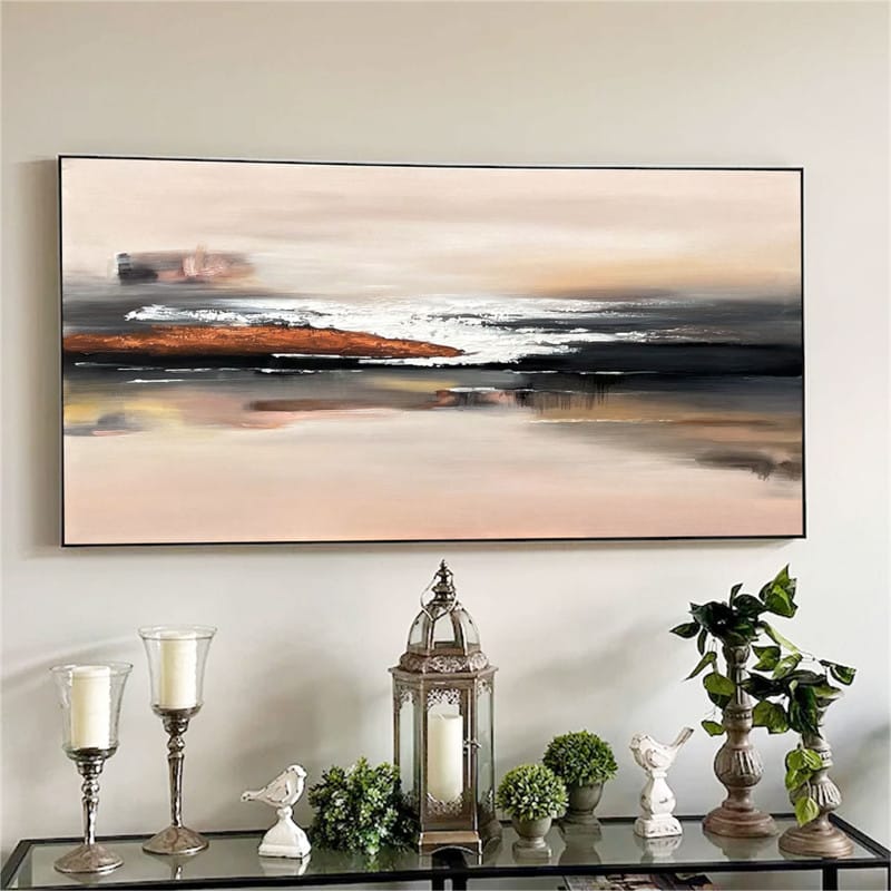 Customer photo review of Abstract Painting Canvas #AP072