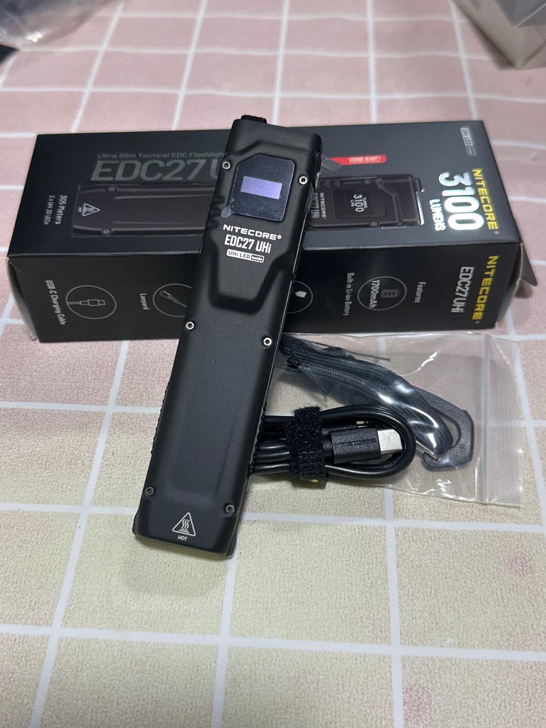 Customer photo review of EDC27 UHi - 3100 lumens (Bundle)