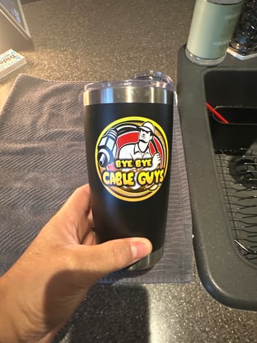 Customer photo review of (6 Pieces) Custom Digitally Printed Full Color - 20oz Tumblers