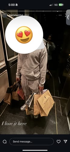 Customer photo review of Oval Bubble Diamond Watch and Cufflinks Gift Set