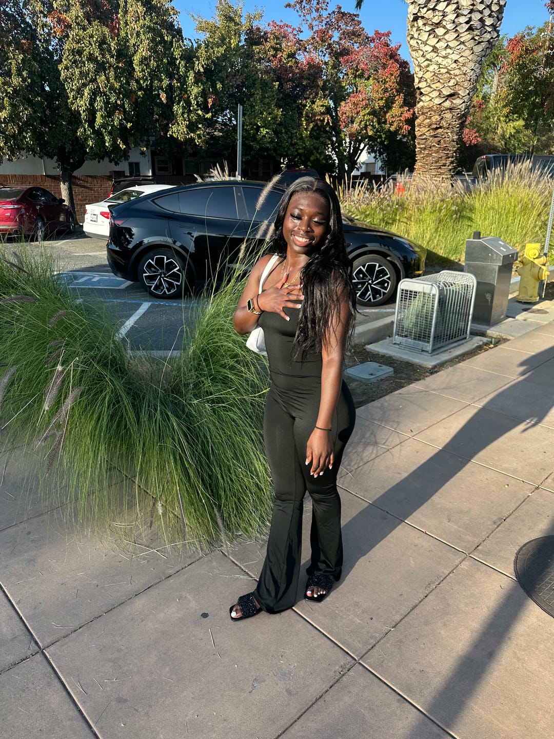 Customer photo review of Flash Sale Wavymy TikTok Viral Layered Cut Pre-bleached Wear Go Wigs 180% Density Straight  4x6 HD Lace Closure Wigs 100% Human Hair