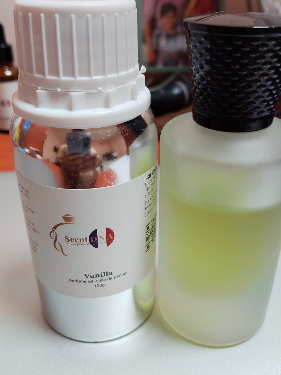 Customer photo review of Vanilla Perfume Oil