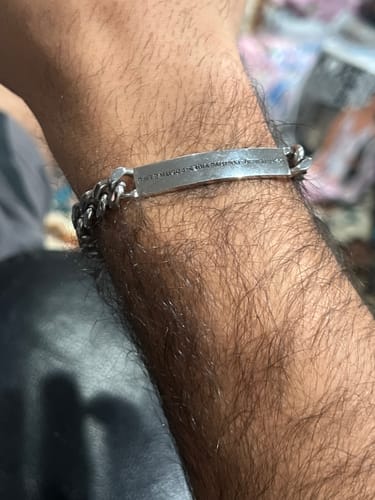 Customer photo review of MEN'S CHAIN BRACELETS (POS)