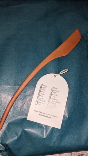 Customer photo review of Buttermesser aus Holz - Elsbeere